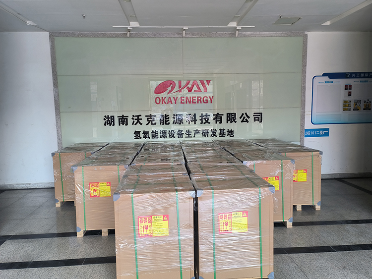 沃克能源水燃料氫氧機整裝待發(fā) 25臺氫氧機繼續(xù)發(fā)往海外！